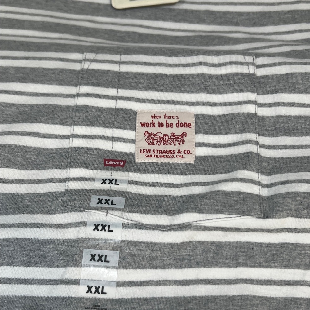 Levi's Striped Short Sleeve Tee - Picture 5 of 9